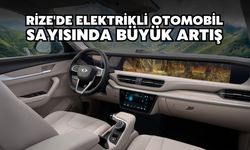 Rize'de elektrikli otomobil sayısında büyük artış