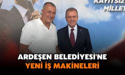 Ardeşen Belediyesi'ne Yeni İş Makineleri