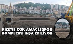 Rize'ye Çok Amaçlı Spor Kompleksi İnşa Ediliyor