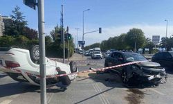 Kartal’da araç takla attı, 4 kişi yaralandı