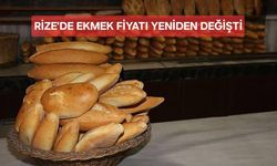 Rize’de Ekmekte Fiyat Yine Değişti