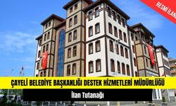 ÇAYELİ BELEDİYE BAŞKANLIĞI İLAN TUTANAĞI