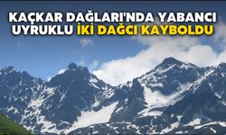 Kaçkar Dağları'nda yabancı uyruklu iki dağcı kayboldu