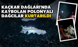 Kaçkar Dağları'nda kaybolan Polonyalı dağcılar kurtarıldı