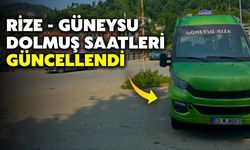 Rize - Güneysu Dolmuş Saatleri Güncellendi