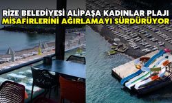 Rize Belediyesi Alipaşa Kadınlar Plajı Misafirlerini Ağırlamayı Sürdürüyor
