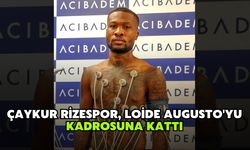 Çaykur Rizespor, Loide Augusto'yu kadrosuna kattı
