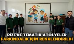 Rize'de Tematik Atölyeler Farkındalık İçin Renklendirildi