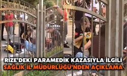 Rize’deki Paramedik Kazasıyla İlgili Sağlık İl Müdürlüğü’nden Açıklama