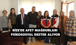 Rize'de Afet Mağdurları Psikososyal Destek Alıyor