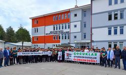 Bolu’da Lise Öğrencilerinden Filistin’e Destek