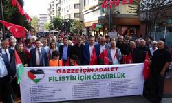 Trabzon’da "Gazze İçin Adalet, Filistin İçin Özgürlük" Yürüyüşü