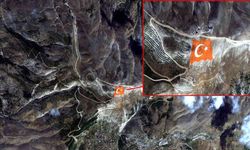 Türk Bayrağı Uzaydan Görüntülendi