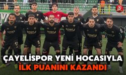 Çayelispor Yeni Hocasıyla İlk Puanını Kazandı