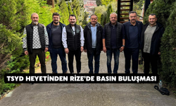 TSYD Heyetinden Rize’de Basın Buluşması