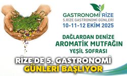 Rize'de 5. Gastronomi Günleri Başlıyor
