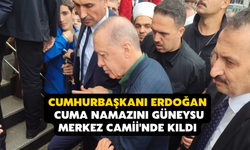 Cumhurbaşkanı Erdoğan Cuma Namazını Güneysu Merkez Camii'nde Kıldı