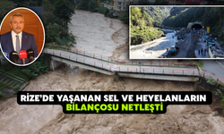 Rize’de 19-20 Eylülde Yaşanan Sel Ve Heyelanların Bilançosu Netleşti