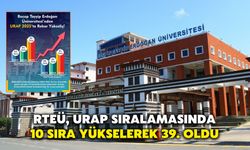 RTEÜ, URAP Sıralamasında 10 Sıra Yükselerek 39. Oldu