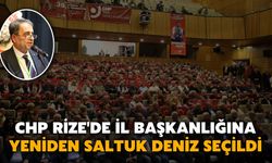 CHP Rize'de İl Başkanlığına Yeniden Saltuk Deniz Seçildi