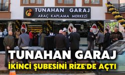 Tunahan Garaj, İkinci Şubesini Rize'de Açtı