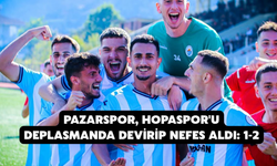 Pazarspor, Hopaspor'u Deplasmanda Devirip Nefes Aldı: 1-2