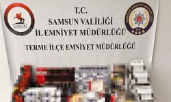 Samsun'da Kaçak Tütün Mamulleri Operasyonu