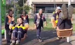 Yoğun Çalışma Temposuna Salıncak Molası Verdiler