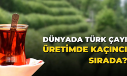 Türkiye, Dünya Çay Üretiminde 5. Sırada