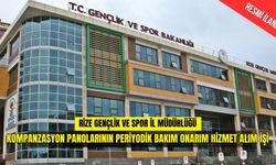KOMPANZASYON PANOLARININ PERİYODİK BAKIM ONARIM HİZMET ALIM İŞİ