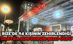 Rize’de 94 Kişinin Zehirlendiği Olayda Son Durum Belli Oldu