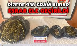 Rize'de 938 Gram Kubar Esrar Ele Geçirildi