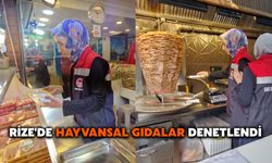 Rize'de Hayvansal Gıdalar Denetlendi