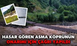 Hasar Gören Asma Köprünün Onarımı İçin Çağrı Yapıldı