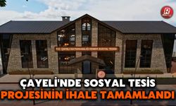 Çayeli'nde Sosyal Tesis Projesinin İhale Tamamlandı