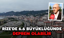 Rize'de 6.6 Büyüklüğünde Deprem Olabilir