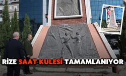 Rize Saat Kulesi Tamamlanıyor