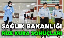 Sağlık Bakanlığı Rize Kura Sonuçları