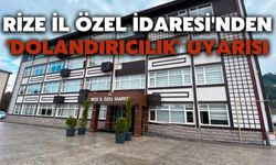 Rize İl Özel İdaresi'nden 'Dolandırıcılık' Uyarısı