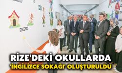 Rize'deki Okullarda 'İngilizce Sokağı' Oluşturuldu