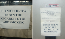 Rize'de İlginç Olay: Türkçe Anlamayana İngilizce Uyarısı Yazısı