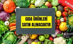 GIDA ÜRÜNLERİ SATIN ALINACAKTIR