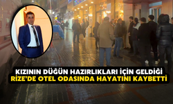 Kızının Düğün Hazırlıkları İçin Geldiği Rize’de Otel Odasında Hayatını Kaybetti
