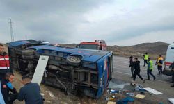 Cezaevi Nakil Aracı Devrildi