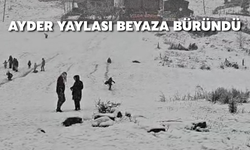Dünyaca ünlü turizm merkezi Ayder Yaylası beyaza büründü