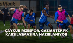 Çaykur Rizespor, Gaziantep FK Karşılaşmasına Hazırlanıyor