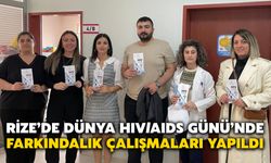Rize’de Dünya HIV/AIDS Günü’nde Farkındalık Çalışmaları Yapıldı