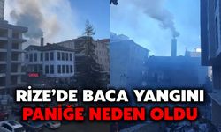 Rize’de Baca Yangını Paniğe Neden Oldu