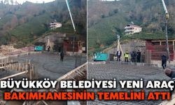Büyükköy Belediyesi Yeni Araç Bakımhanesinin Temelini Attı
