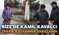 Rize’de Kamil Kavalcı Trafik Kazasında Yaralandı
